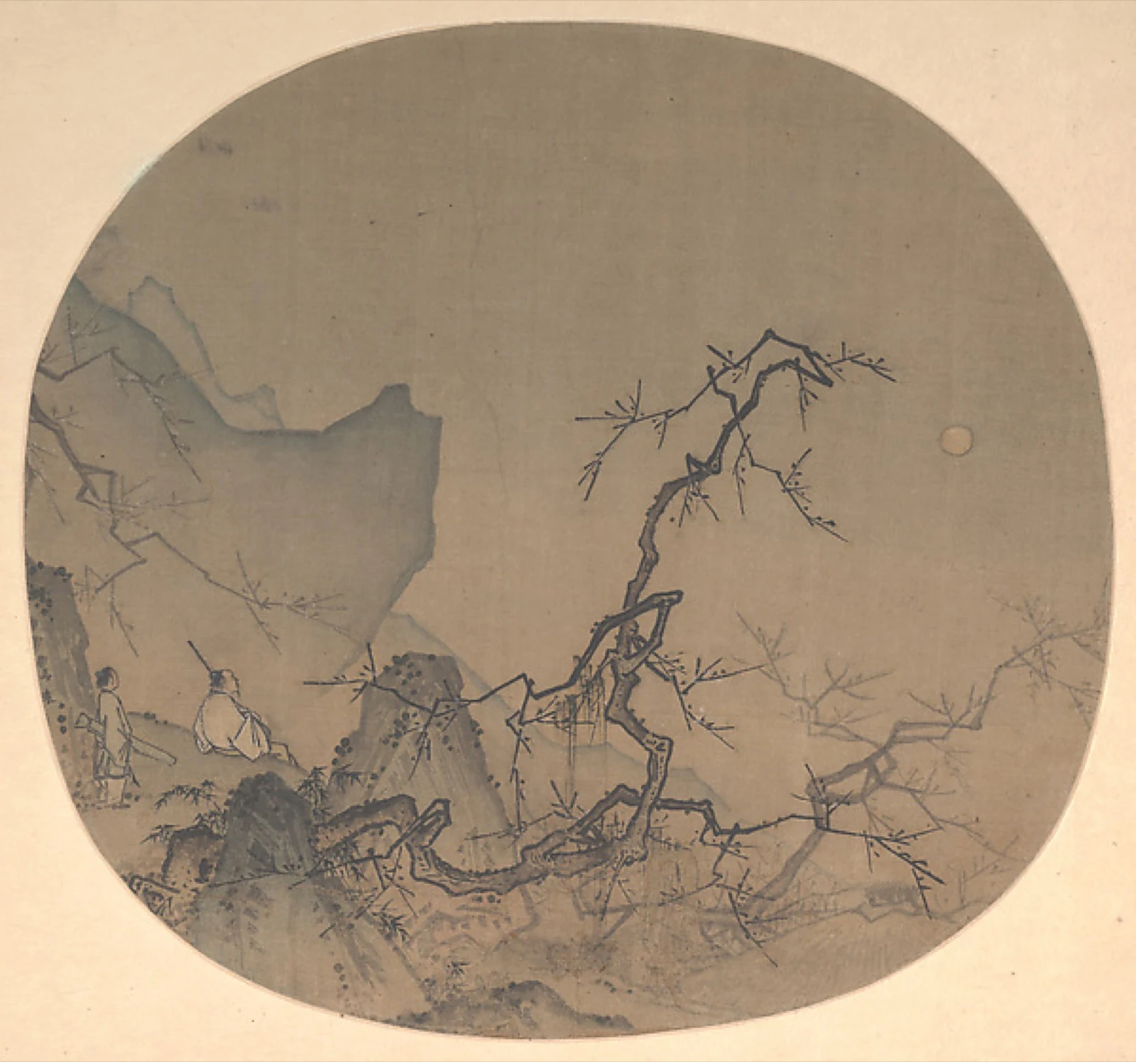 Viewing plum blossoms by moonlight — The Metropolitan Museum of Art
